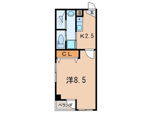 ＢＥＮＯＡ六甲の物件間取画像